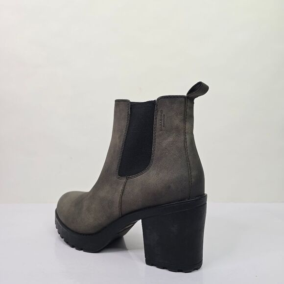 VAGABOND Shoemaker Gray Grace Platform Ankle Boots - Picture 9 of 13